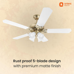 Subaris Underlight Premium Ceiling Fan with Remote | 2-year Warranty