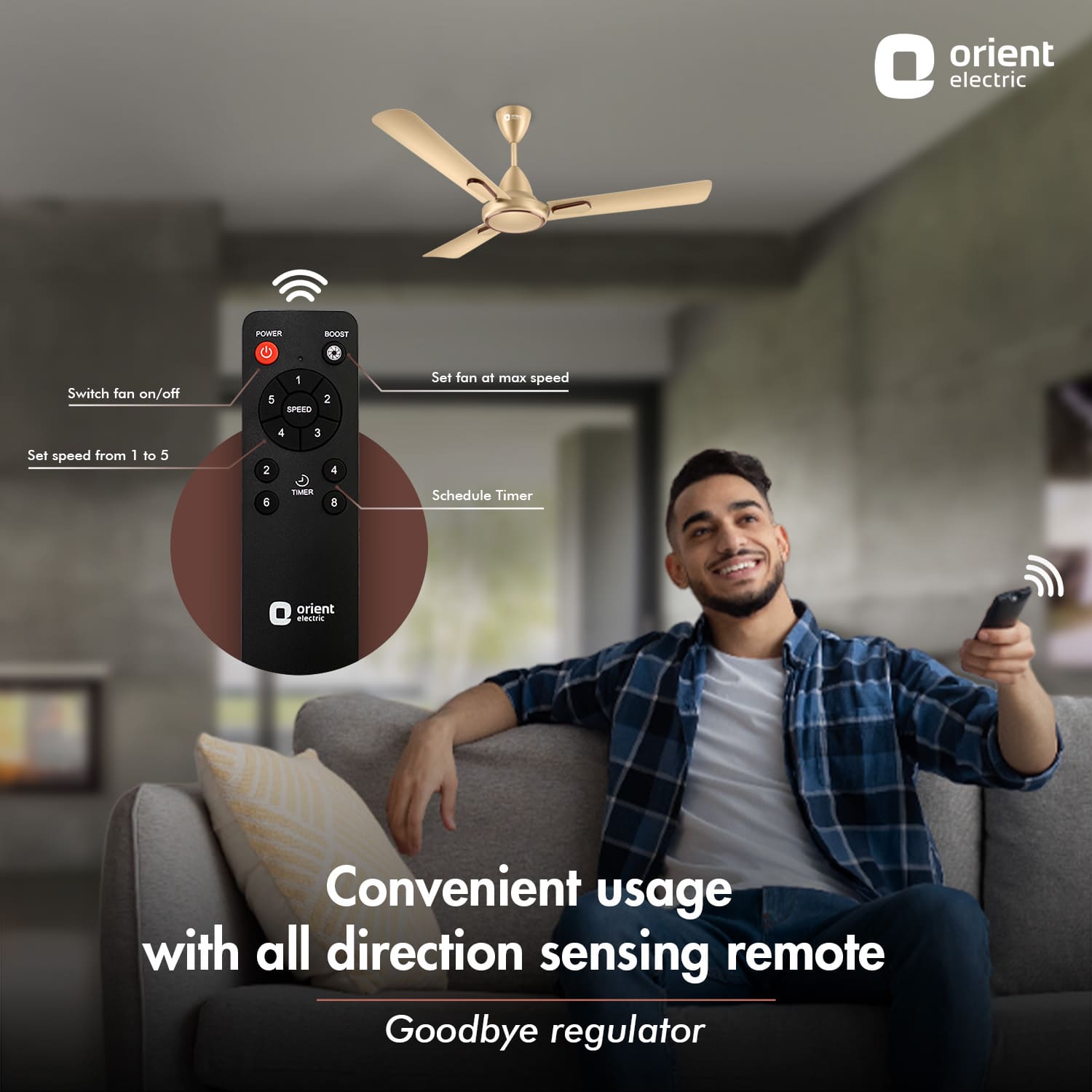 Hector Deco BLDC Ceiling Fan with Remote
