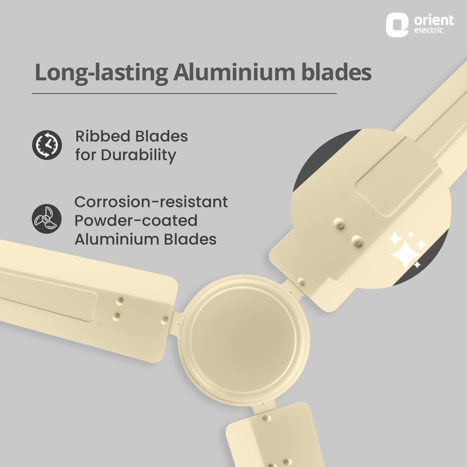 New Breeze High Speed Small Ceiling Fan | 5-Year Warranty