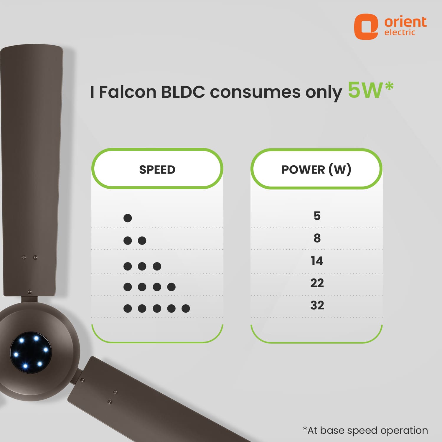 I-Falcon BLDC Ceiling Fan With Light & Remote