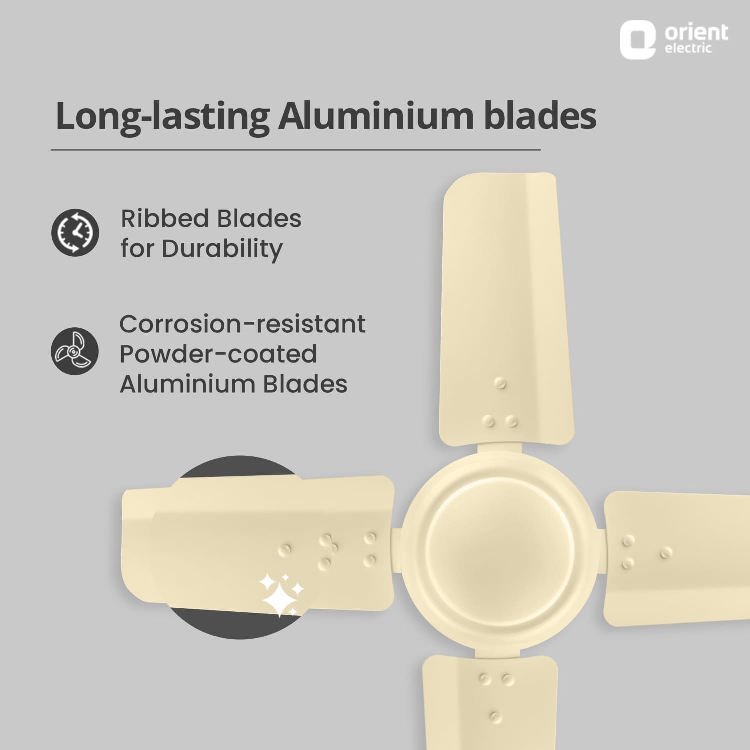 New Breeze High Speed Small Ceiling Fan | 5-Year Warranty