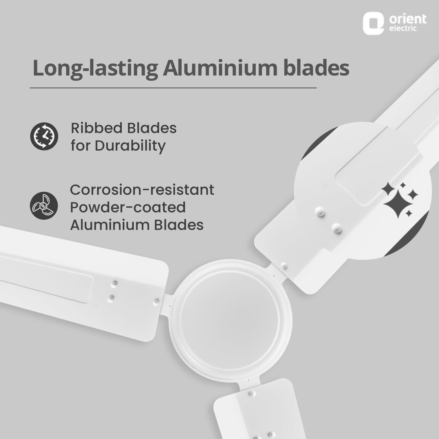 New Breeze High Speed Small Ceiling Fan | 5-Year Warranty