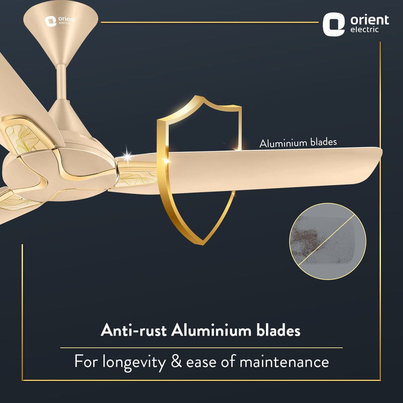 Jazz Art 1200 mm Decorative Ceiling Fan | 2-Year Warranty