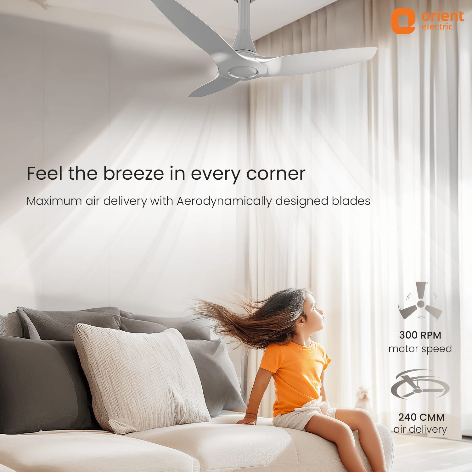 Aeroquiet Neu BLDC Pro Ceiling Fan | Whisper Quiet | Remote Controlled