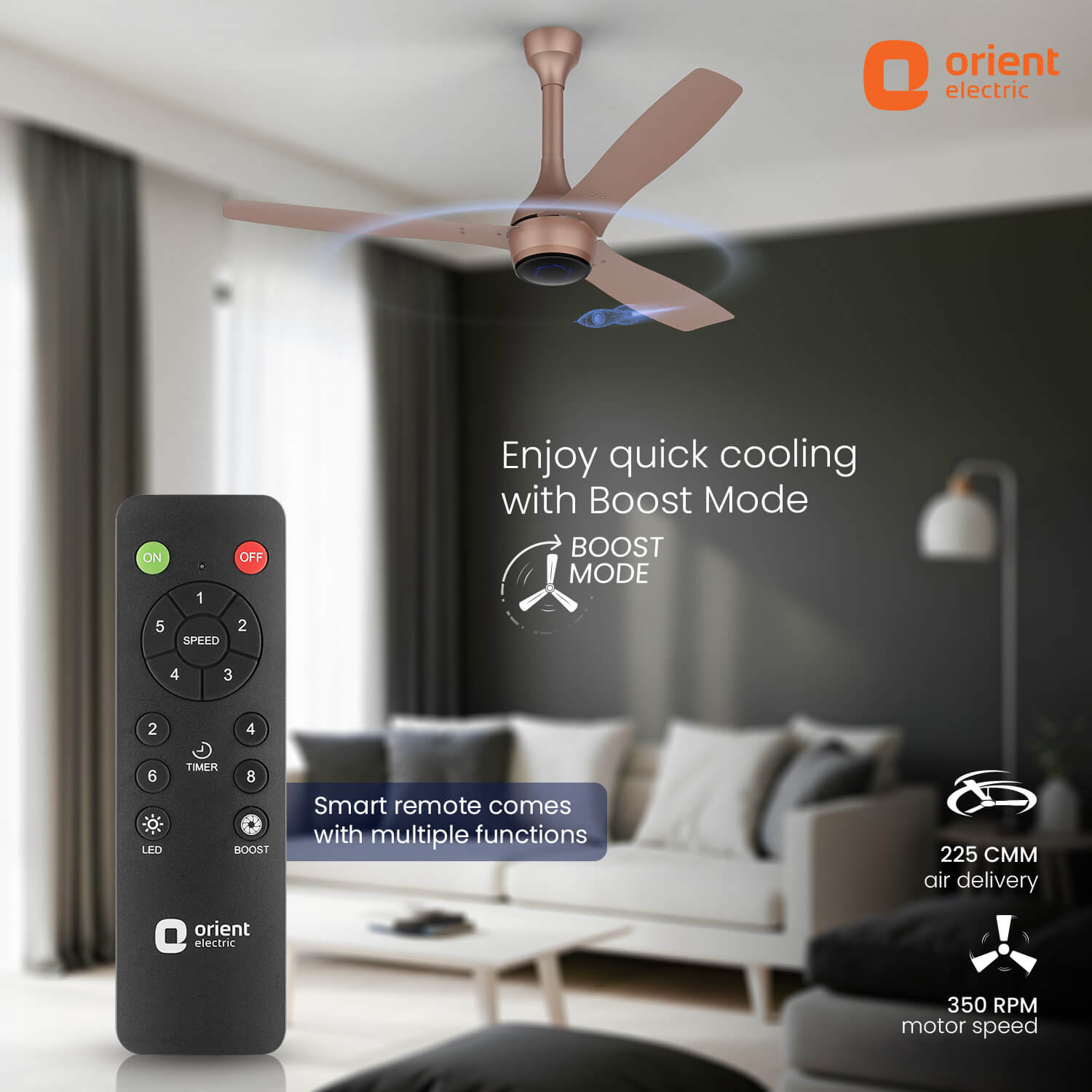 AEON VC Smart BLDC Pro Ceiling Fan | IoT Enabled | 5-Year Warranty
