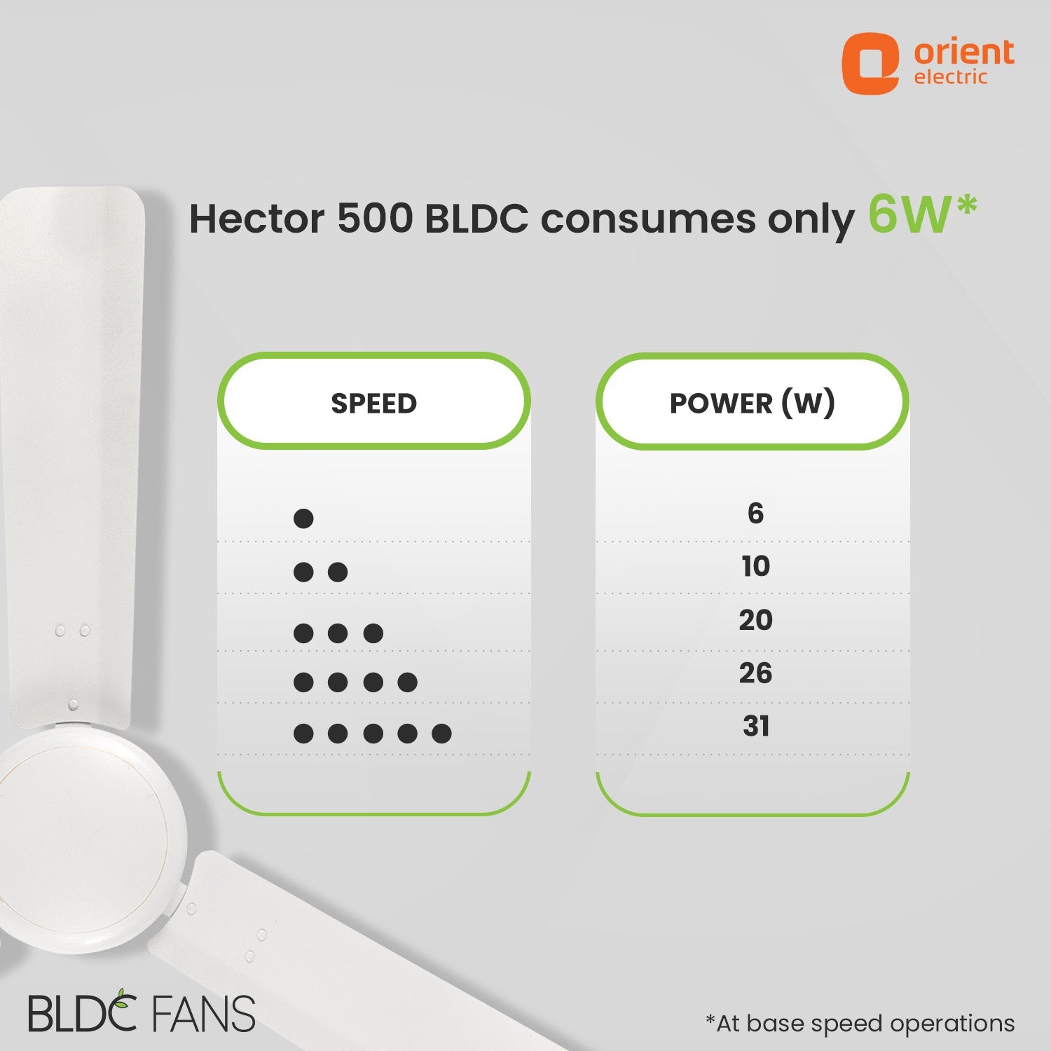 Hector 500 BLDC Ceiling Fan | 3 Year Warranty