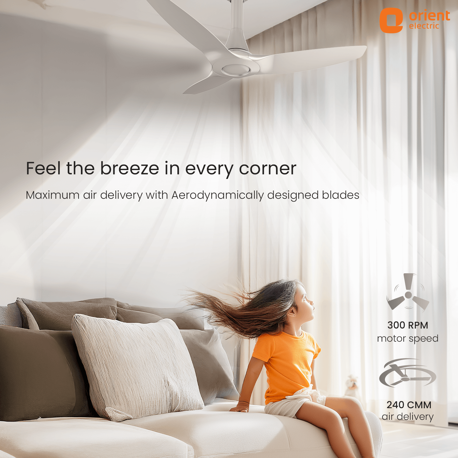 Aeroquiet Neu BLDC Pro Ceiling Fan | Whisper Quiet | Remote Controlled