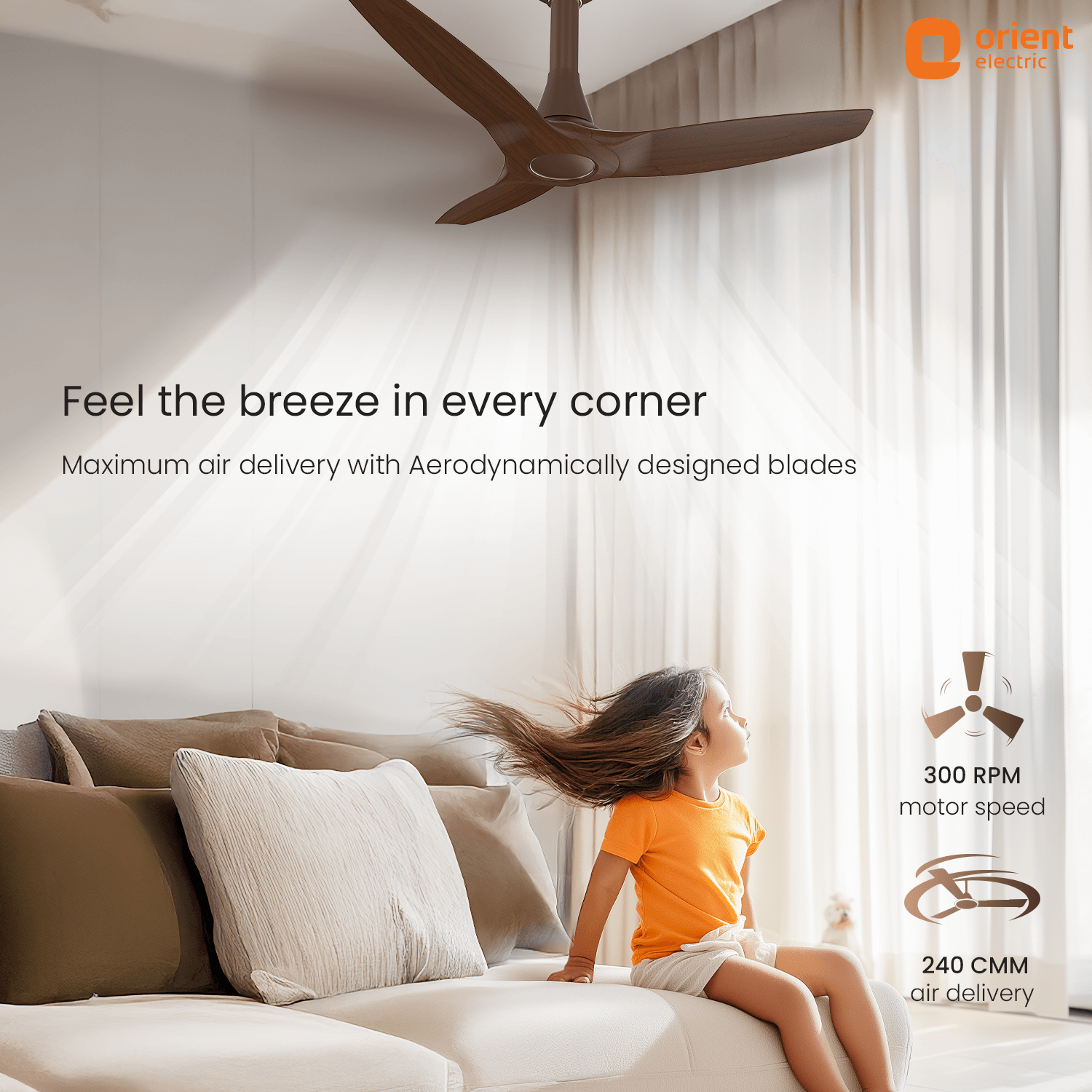 Aeroquiet Neu BLDC Pro Ceiling Fan | Whisper Quiet | Remote Controlled