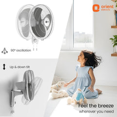 400MM Wall 47 3-in-1 High Speed Wall Fan | Ideal for Large Area |