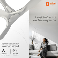 Aerosleek 5 Star Rated Premium BLDC Fan with Remote