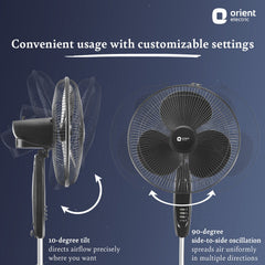 400MM Stand 82 High Speed Pedestal Fan