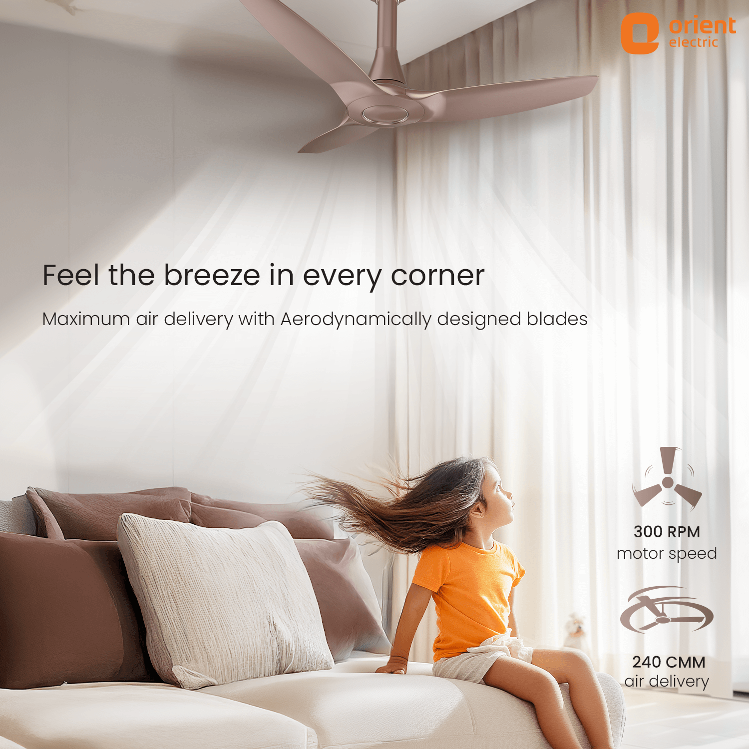 Aeroquiet Neu BLDC Pro Ceiling Fan | Whisper Quiet | Remote Controlled