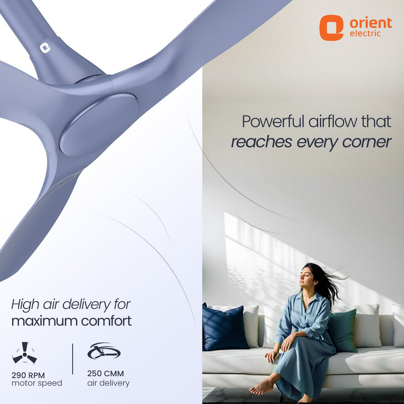 Aerosleek 5 Star Rated Premium BLDC Fan with Remote