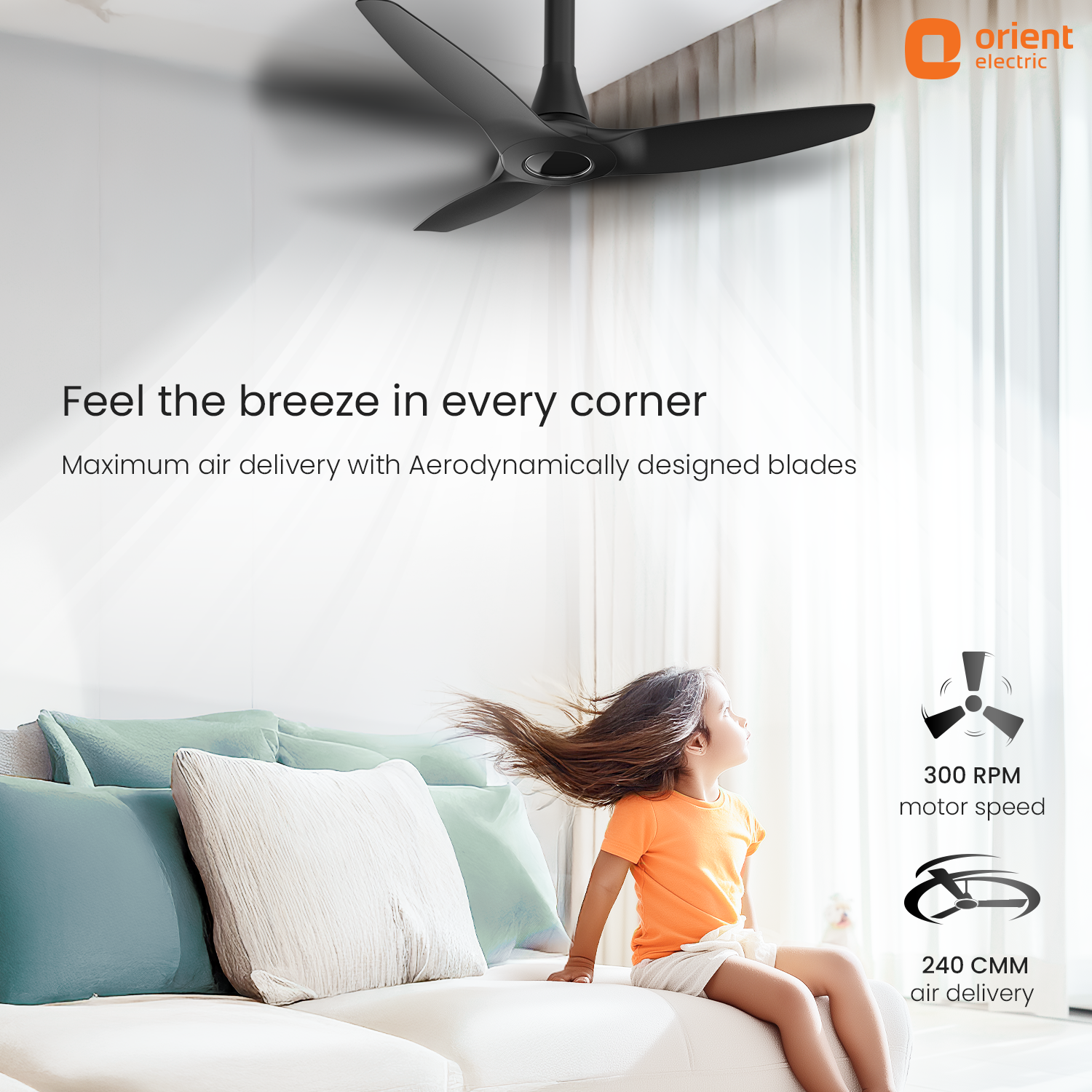 Aeroquiet Neu BLDC Pro Ceiling Fan | Whisper Quiet | Remote Controlled