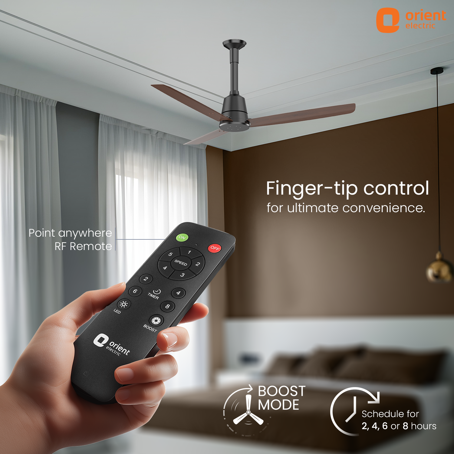 Proton BLDC Fan with Remote | 3-Year Warranty