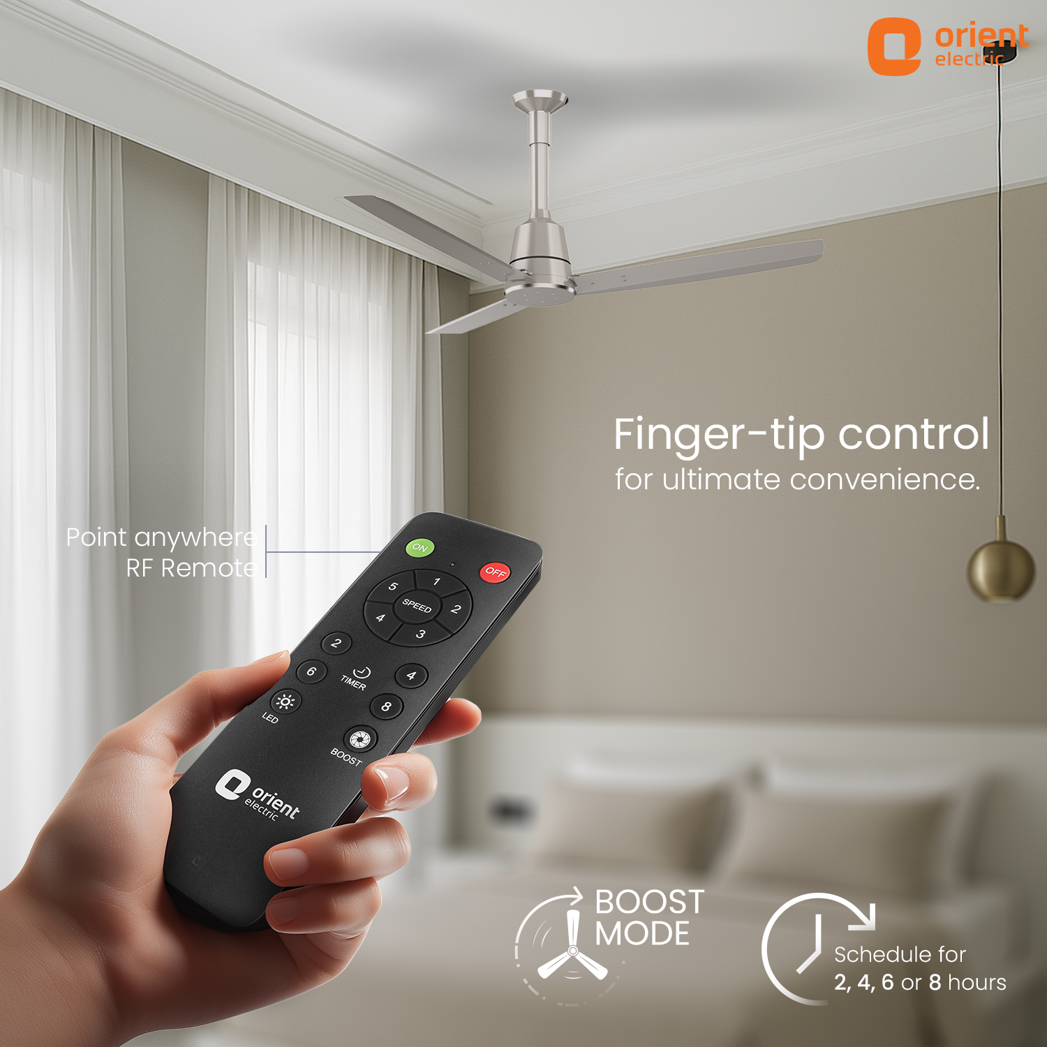 Proton BLDC Fan with Remote | 3-Year Warranty