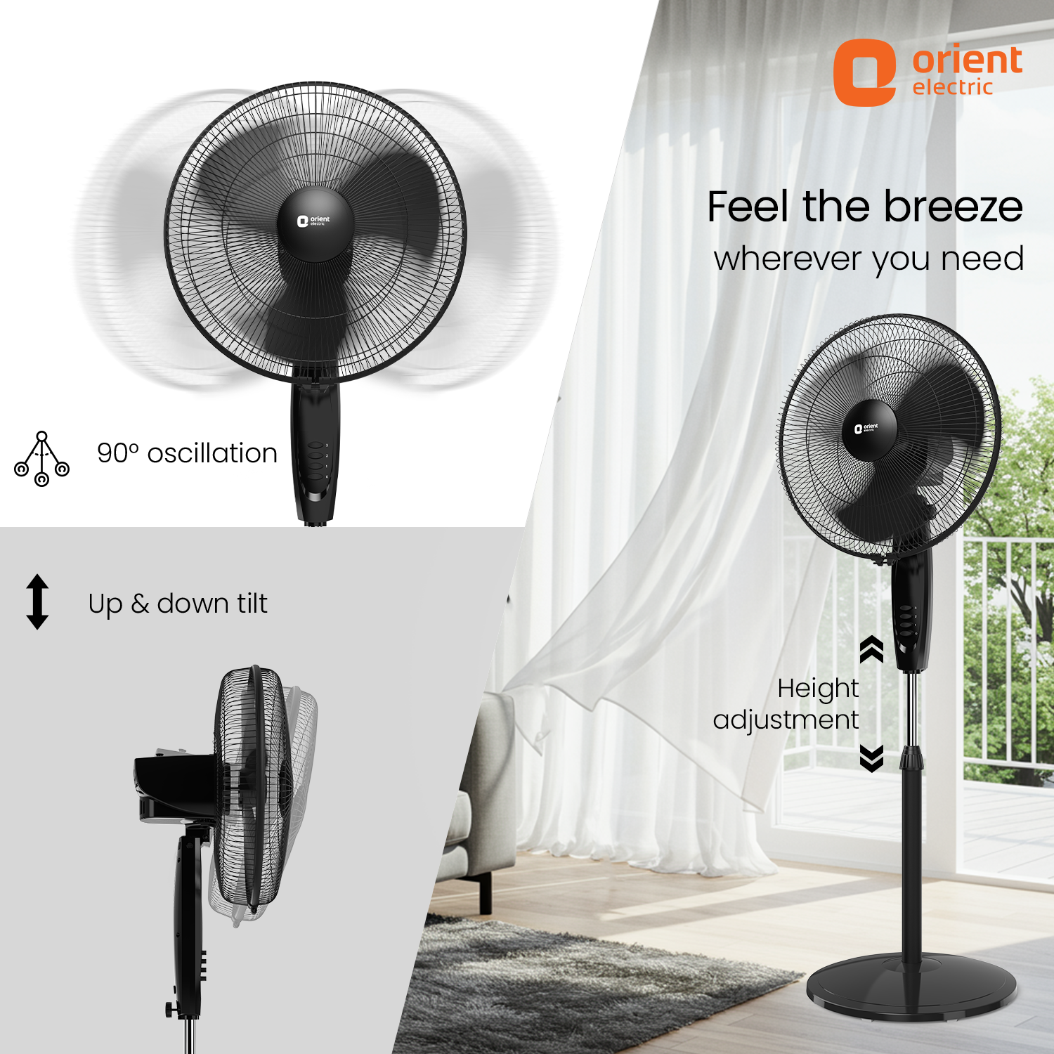 400MM Stand 37 Neo High Speed Pedestal Fan