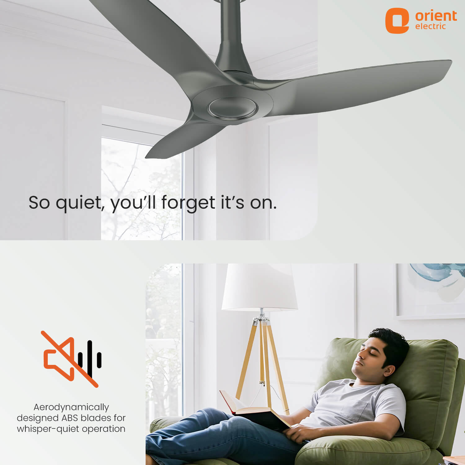 Aeroquiet Neu BLDC Pro Ceiling Fan | Whisper Quiet | Remote Controlled