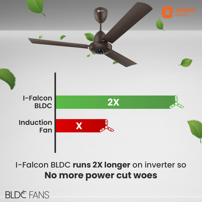 I-Falcon BLDC Ceiling Fan With Light & Remote