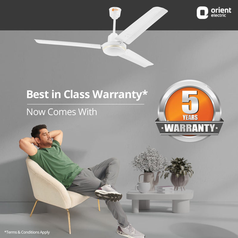 New Breeze High Speed Small Ceiling Fan | 5-Year Warranty