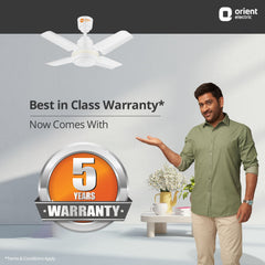 New Breeze High Speed Small Ceiling Fan | 5-Year Warranty