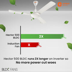 Hector 500 BLDC Ceiling Fan | 3 Year Warranty