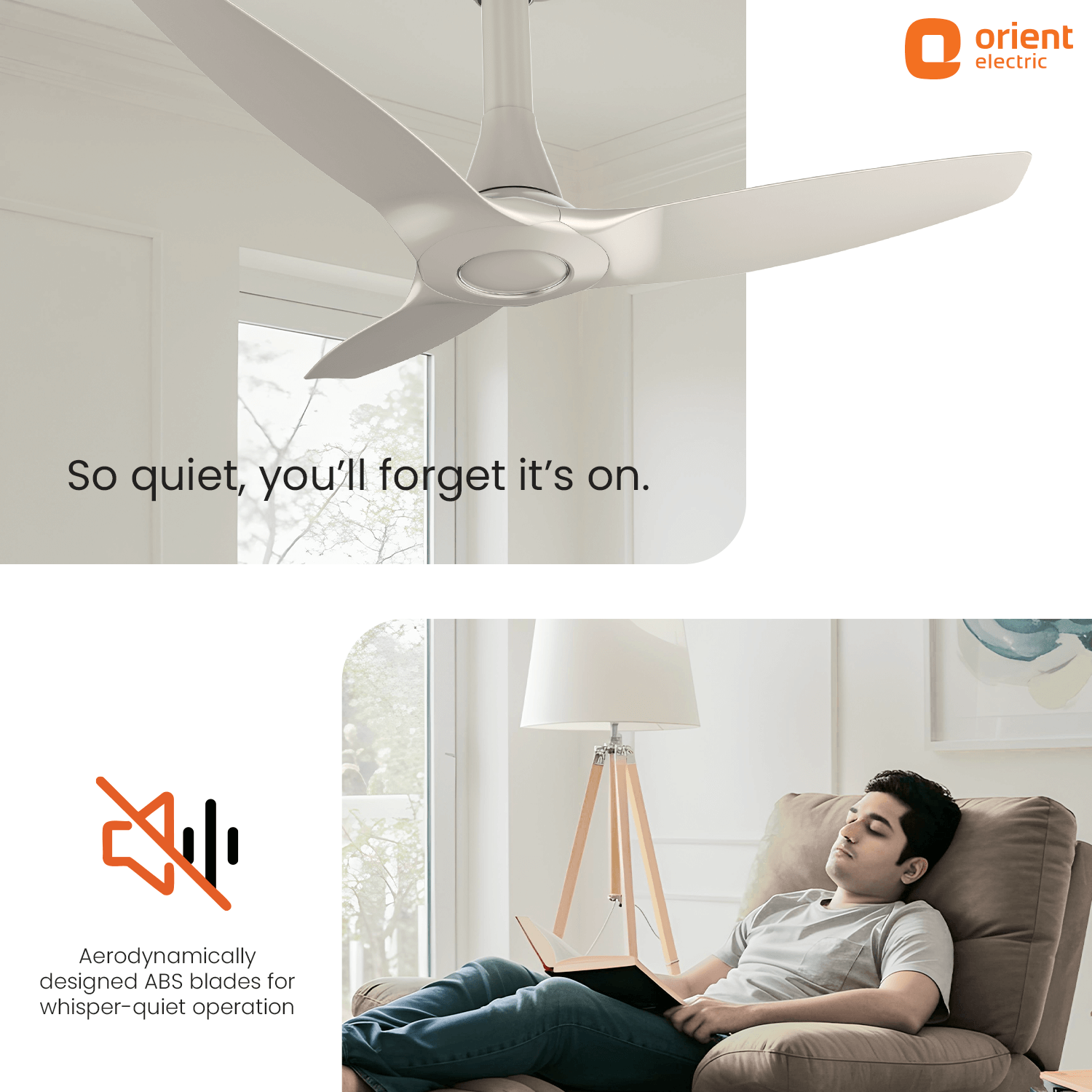 Aeroquiet Neu BLDC Pro Ceiling Fan | Whisper Quiet | Remote Controlled