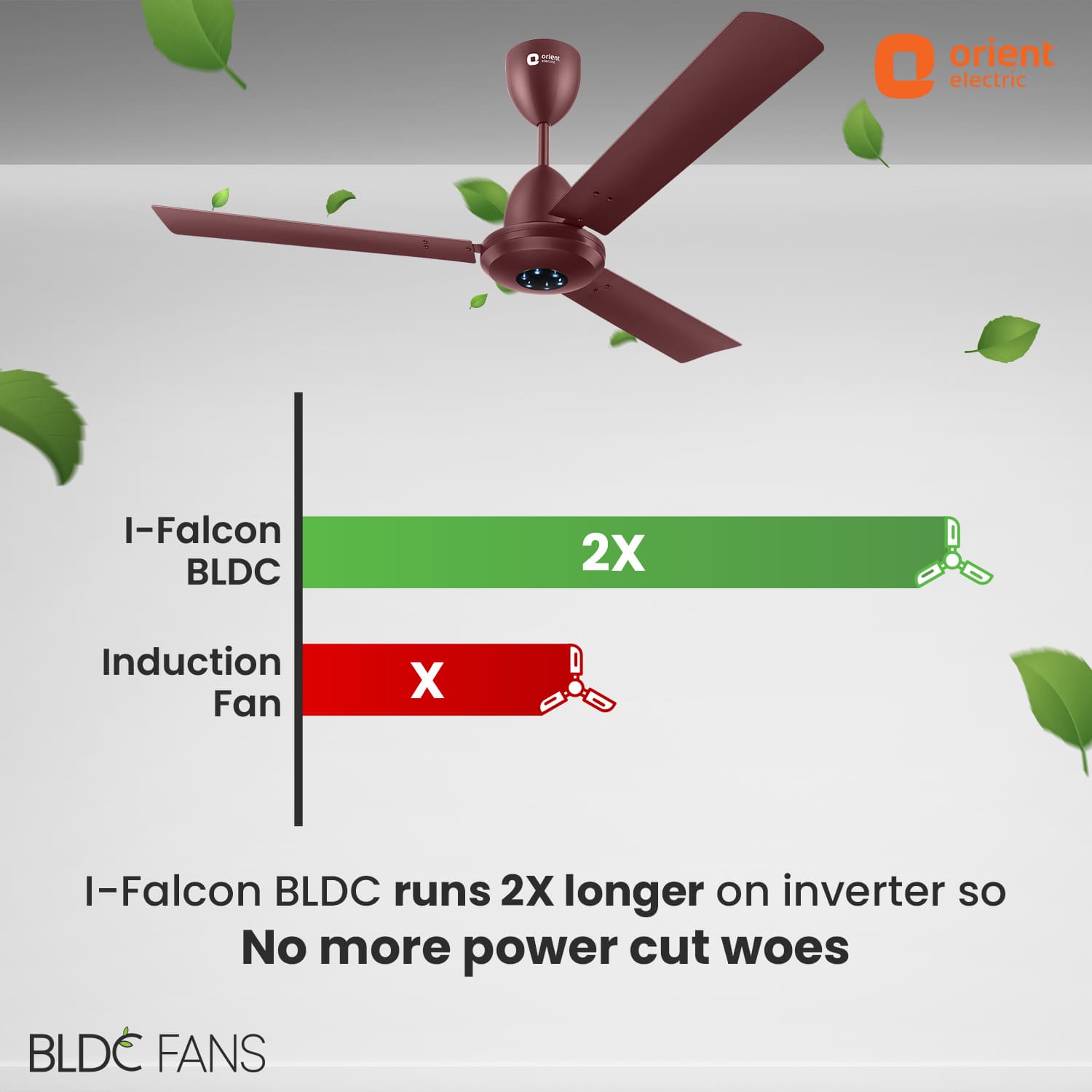 I-Falcon BLDC Ceiling Fan With Light & Remote