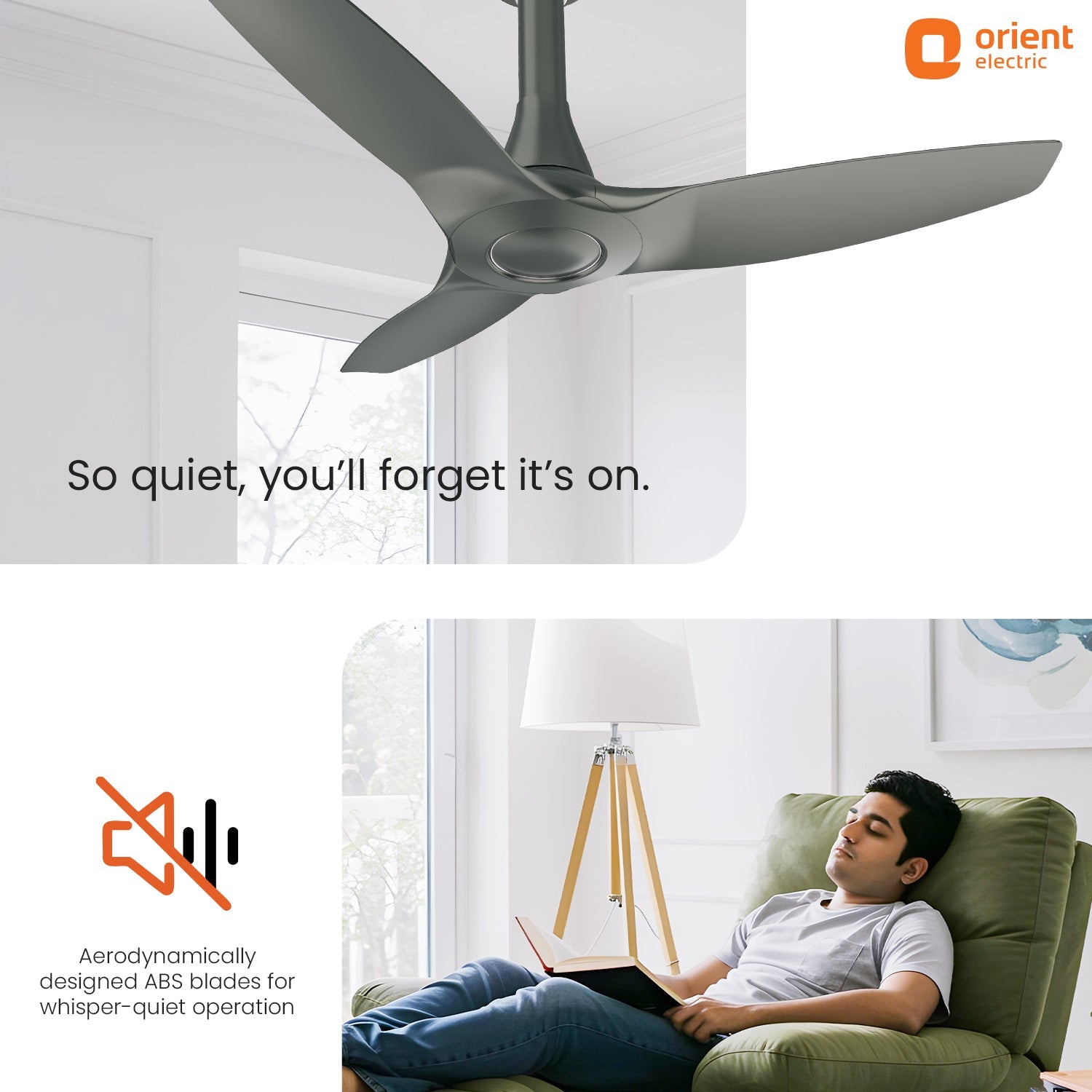 Aeroquiet Neu Noiseless Ceiling Fan