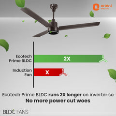 EcoTech Prime BLDC Ceiling Fan | 3-YEAR WARRANTY