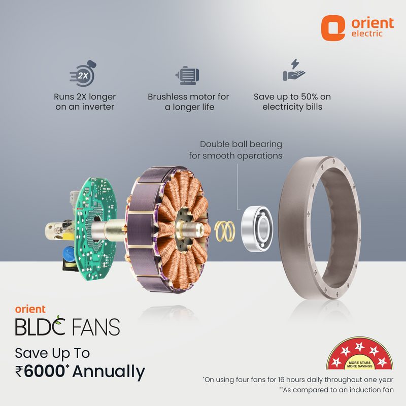 Proton BLDC Fan with Remote | 3-Year Warranty