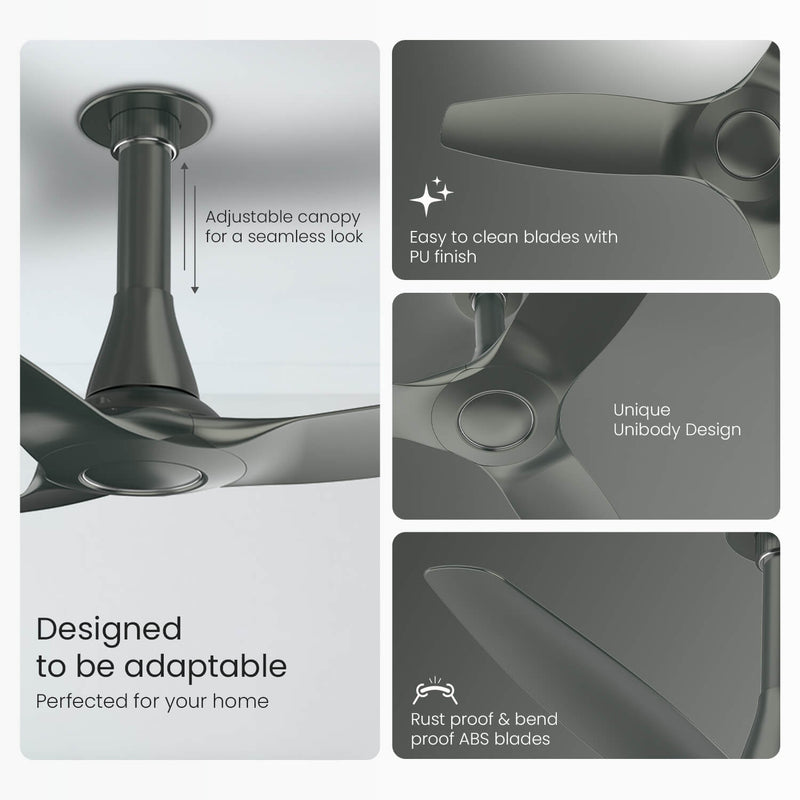 Aeroquiet Neu BLDC Pro Ceiling Fan | Whisper Quiet | Remote Controlled