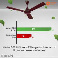 Hector 500 BLDC Ceiling Fan | 3 Year Warranty