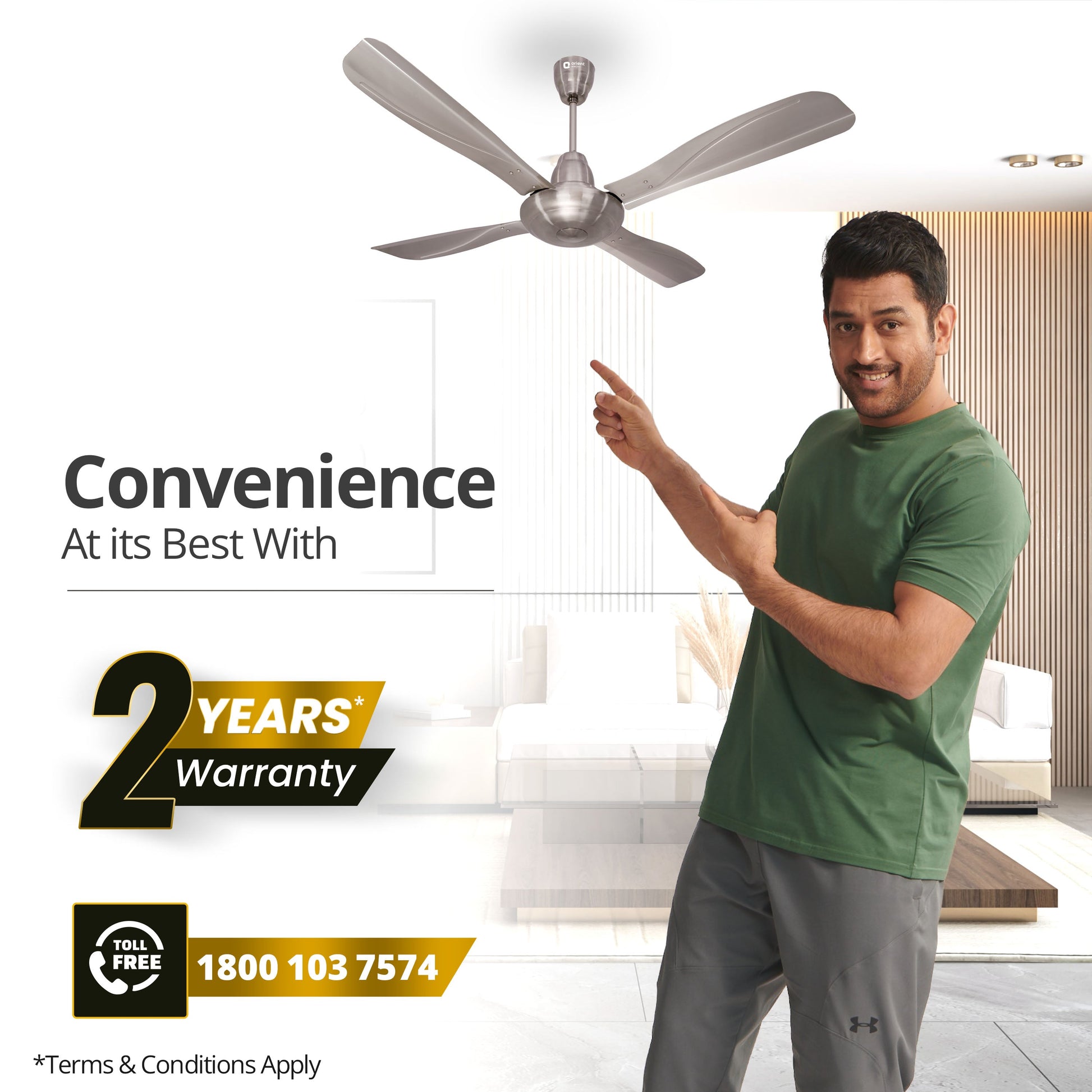 Stallion 4 Blade Ceiling Fan