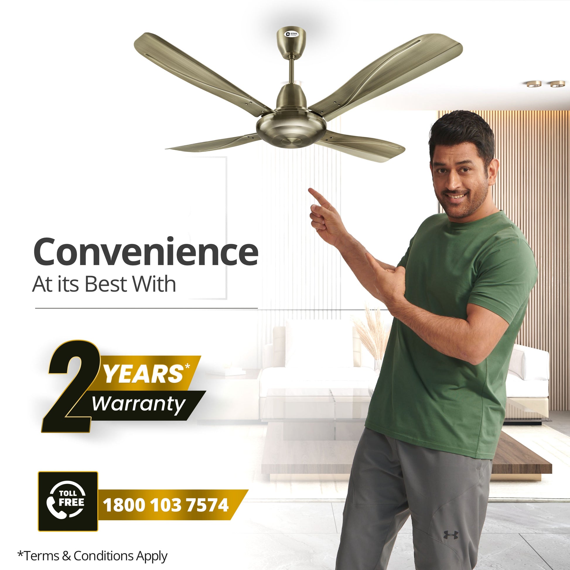 Stallion 4 Blade Ceiling Fan