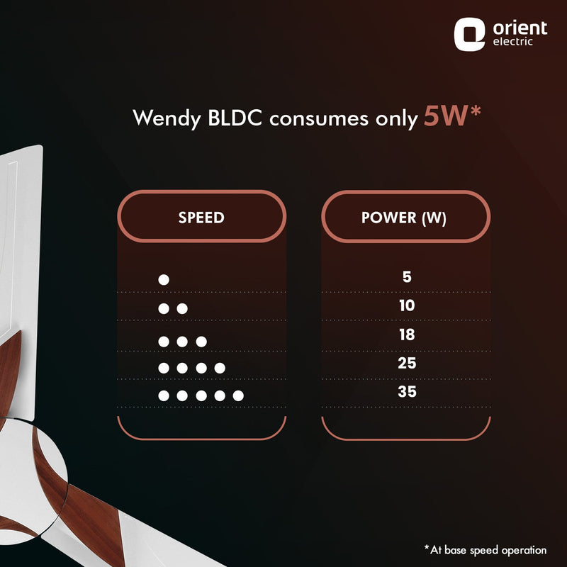 Wendy BLDC Remote Ceiling Fan | 3-Year Warranty