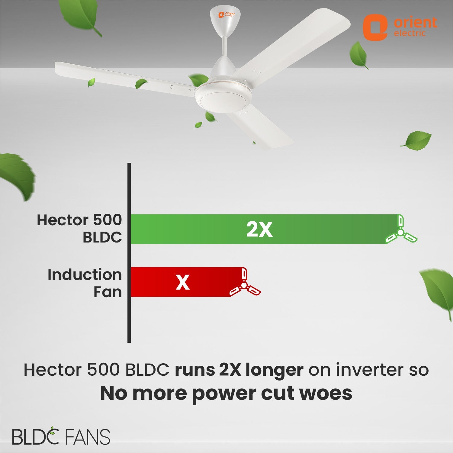 Hector 500 BLDC Ceiling Fan | 3 Year Warranty