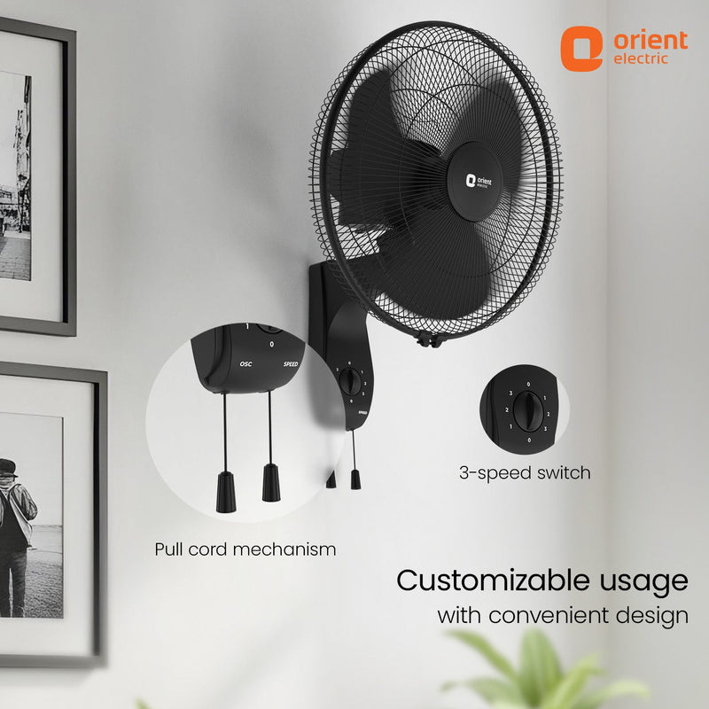 400MM Wall 47 3-in-1 High Speed Wall Fan | Ideal for Large Area |