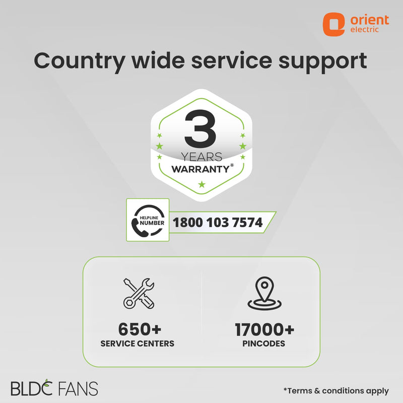Hector 500 BLDC Ceiling Fan | 3 Year Warranty