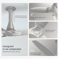 Aeroquiet Neu BLDC Pro Ceiling Fan | Whisper Quiet | Remote Controlled
