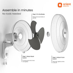 400MM Wall 47 3-in-1 High Speed Wall Fan | Ideal for Large Area |