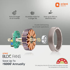 Aeroquiet Neu BLDC Pro Ceiling Fan | Whisper Quiet | Remote Controlled
