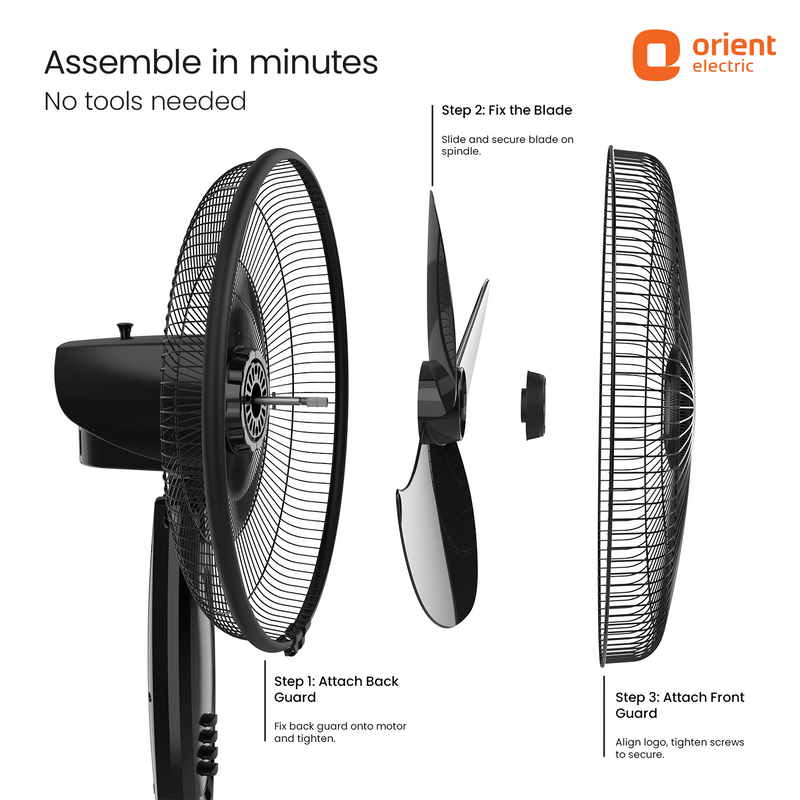 400MM Stand 37 Neo High Speed Pedestal Fan
