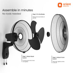 400MM Wall 47 3-in-1 High Speed Wall Fan | Ideal for Large Area |