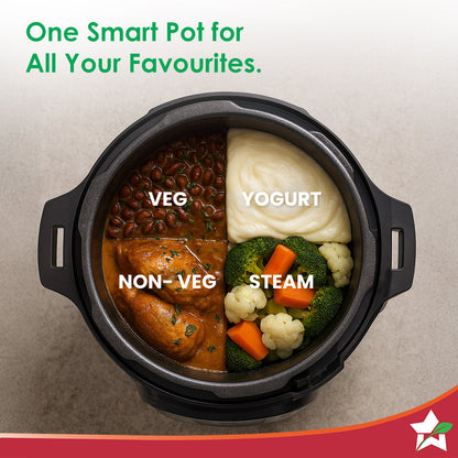 Nutri-Pot 6L Electric Pressure Cooker with 7-in-1 Functions