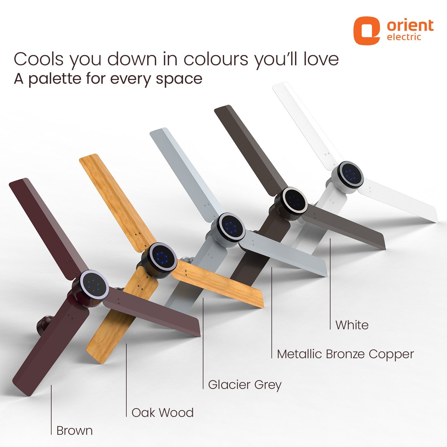 Ecotech Prime CX 5 Star BLDC Ceiling Fan with LED Indicator Light