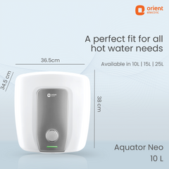 Aquator Neo 5-Star Water Heater (Geyser) | Free Installation | 7 Year Tank Warranty