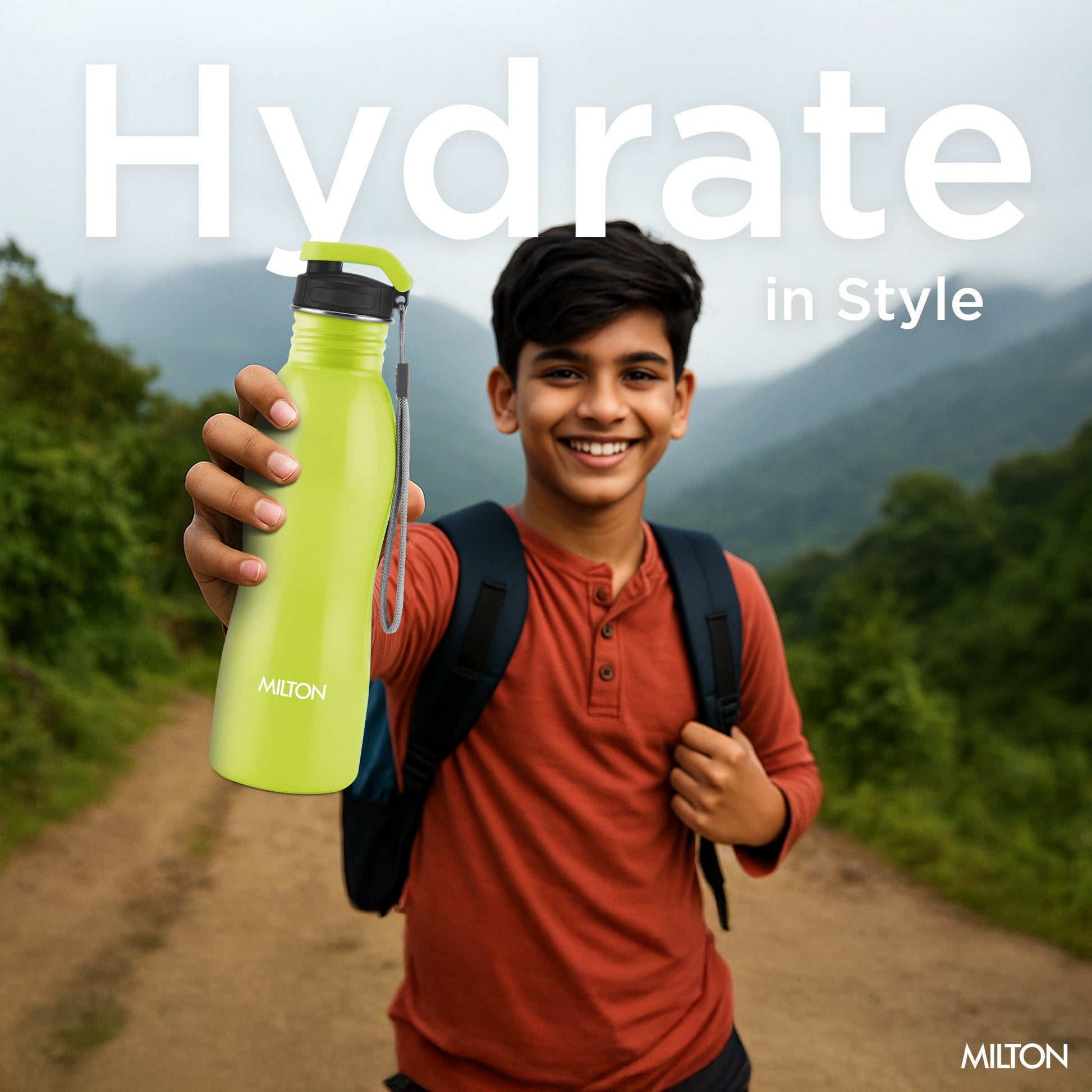 Immerse Bottle with Two Lids (Milton)