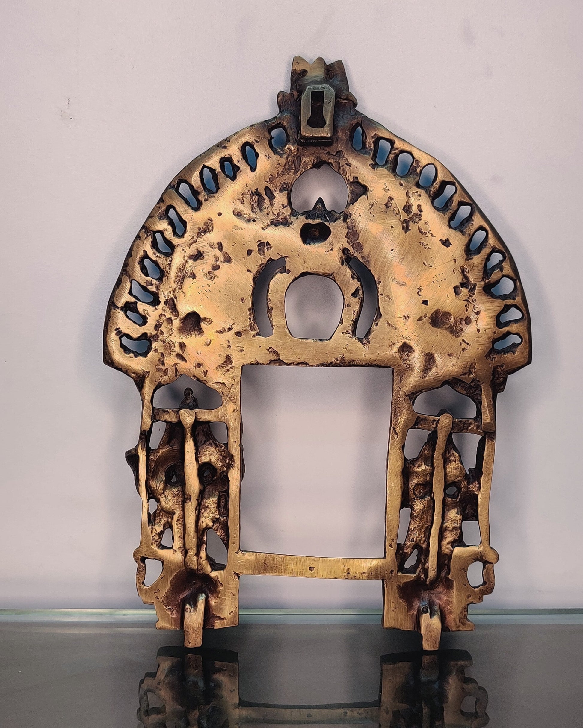 Brass Antique Handcrafted Prabhavali 11" x 8"