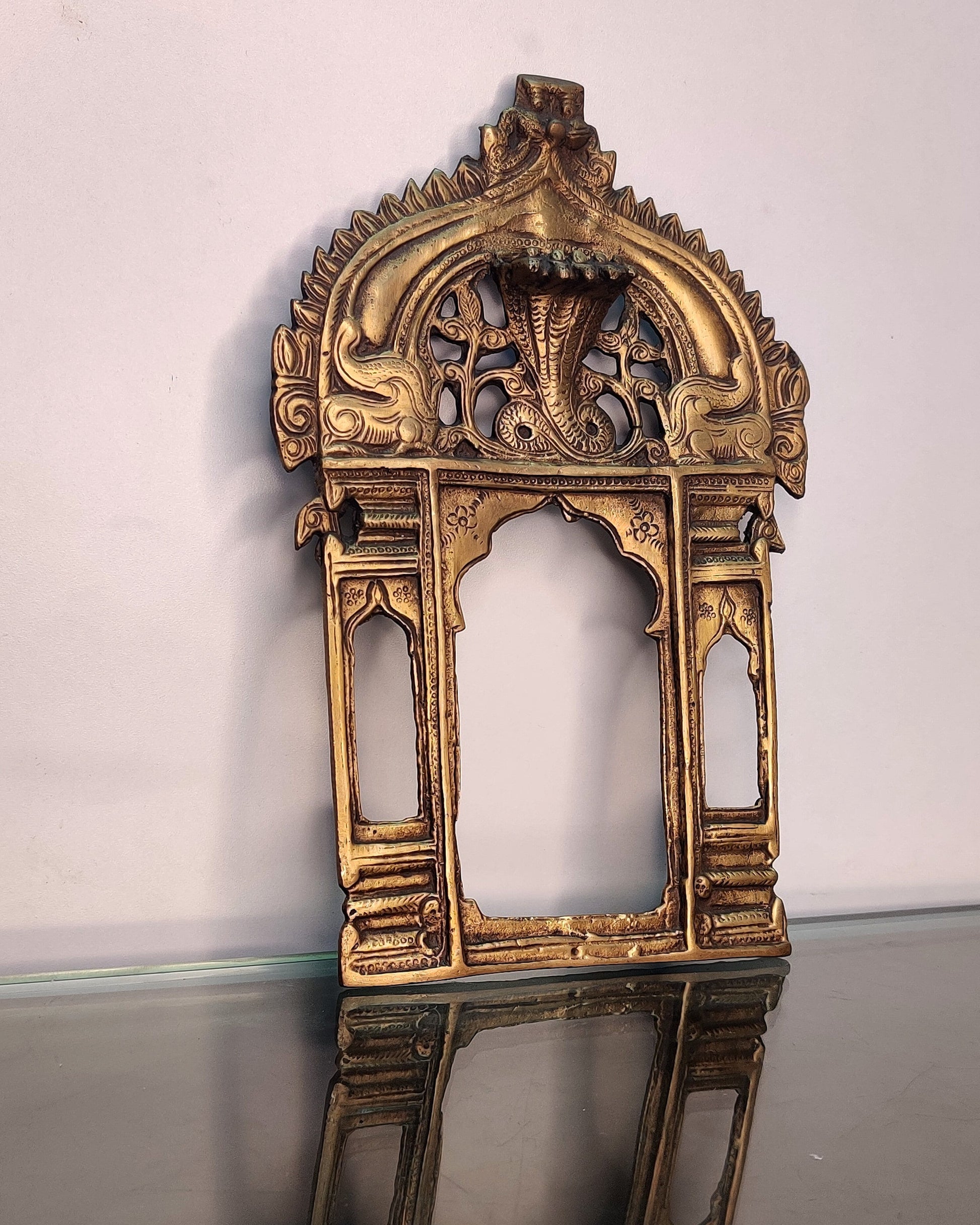 Brass Antique Handcrafted Prabhavali